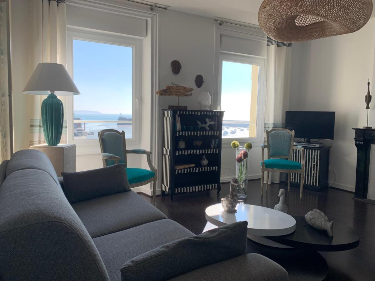 Appartement Villa Chausey, Vue Sur Le Port Granville Exteriér fotografie